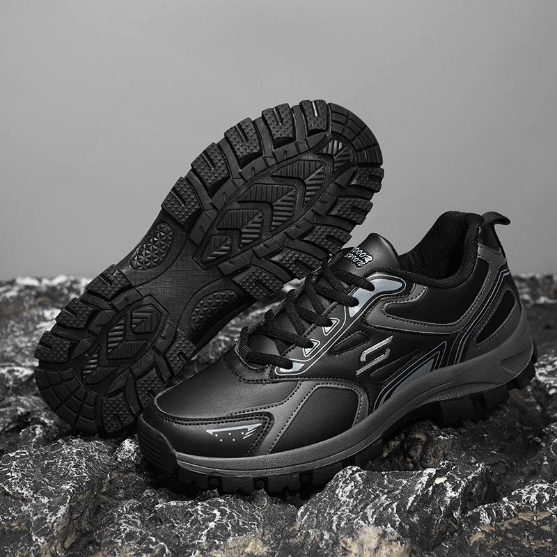 Hiking Shoes Men's Large Size Outdoor Low-top Men's Off-road Jungle Hiking Shoes Leather Travel Shoes Hiking Shoes