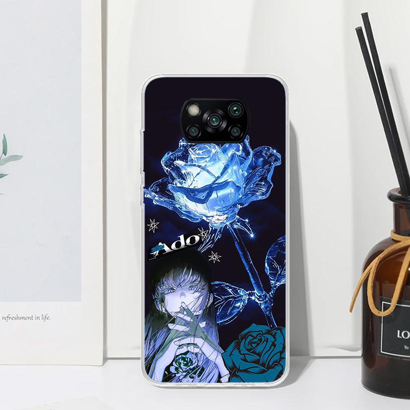 

Ado Kyogen X Uta Phone Case For Xiaomi Poco X7 X6 X5 M7 M8 Pro F7 Ultra Redmi 15C 15 13C 13 12C 12 10 10C 10A Art Fundas Poco X7 Xiaomi Poco X6