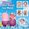 Ice Roller For Face & Eye Face Massage Silicone Ice Mold For Face Beauty Firming Relief Facial Massager Reusable Skin Care Tools