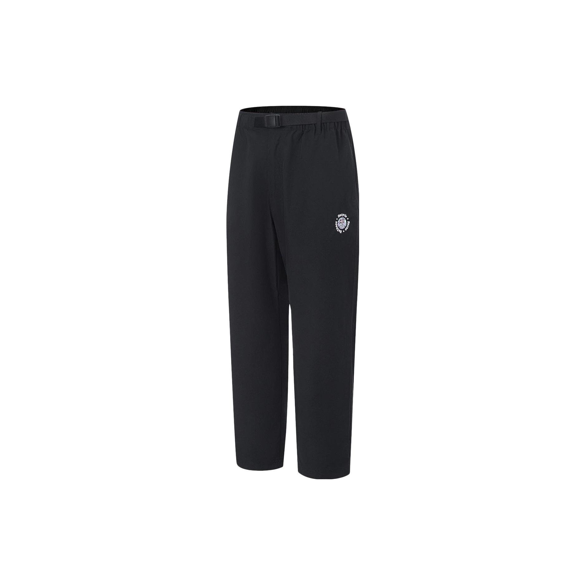Li Ning X STEVEN HARRINGTON Li Ning X Steven Harrington Повседневные брюки Мужские Черные Умеренно прямые брюки AKXT119-1 M