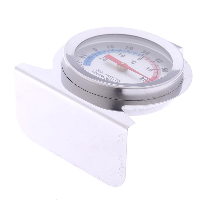 Refrigerator Thermometer Stainless Steel Fridge Freezer Thermometers Kitchen