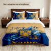 Tigres UANL Personalized Custom Name 3‑Piece Bedding Set Soft Duvet Cover Set For Bedroom Home Decor