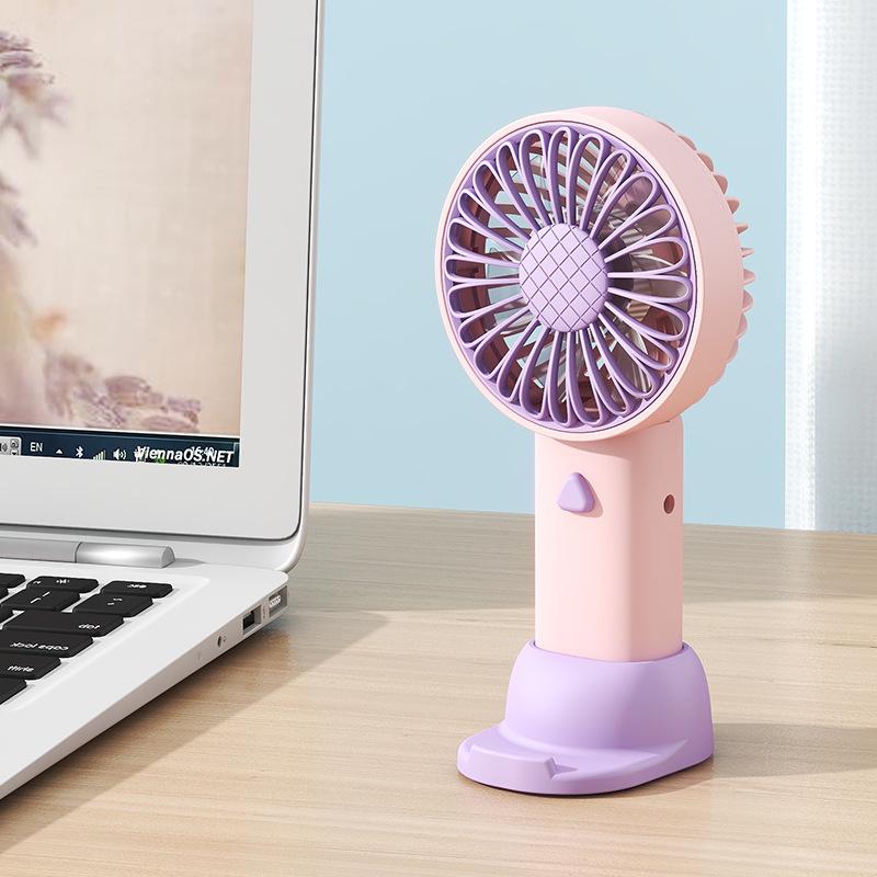 Portable Student Desktop Fan: Handheld, Outdoor & Dorm Use - Popular Sale!