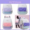 Cartoon Delightful Childrens Backpack Available In Purple And Pink For School Days
