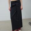 LCDC™ Overlap Long Skirt (Black)