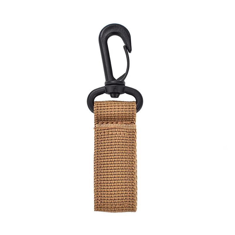 Tactical Nylon Webbing Keychain with Hook