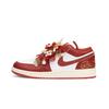 Jordan Air Jordan 1 Love Forever Cushioning, Wear Resistant Low top Vintage Basketball Shoes Women's Red FJ3465-160(Team900--SBOX)