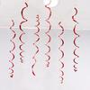 Festival & Birthday Swirl Ceiling Decorations: Hanging PVC Ornament for Windows, Corridors, and More.