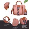 4 Pcs Women's Bag Set Luxury Handbag Large Capacity Bucket Tote Bag Fashion Shoulder Bag Wallet Card Case