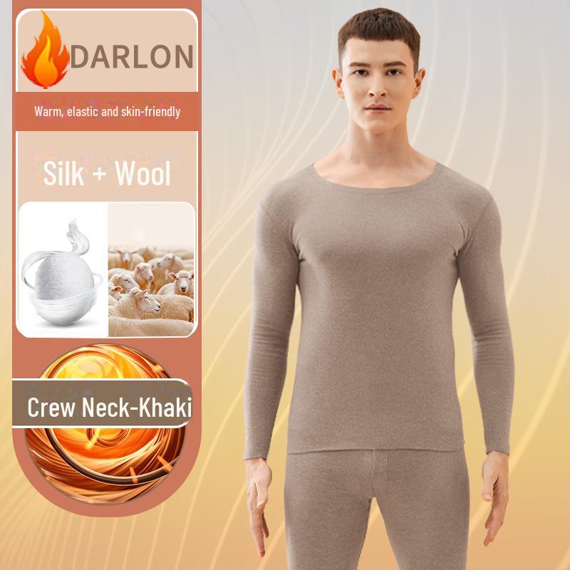 Meleg Férfi Öltönyök, Gyapjú és Selyem Őszi Viselet, Női Őszi Nadrágok, Téli Aláöltözet, Fehérnemű