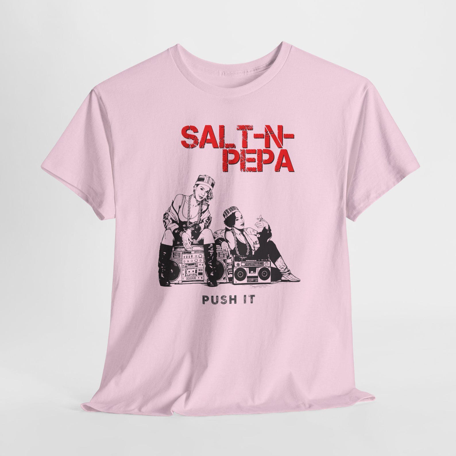 Salt-N-Pepa Push It T-Shirt | Retro Hip Hop Graphic Tee 3XL