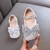 Spring-autumn new style ladylike baby girl girls' princess rhinestone flat shoes, leather shoes, dance performance shoes