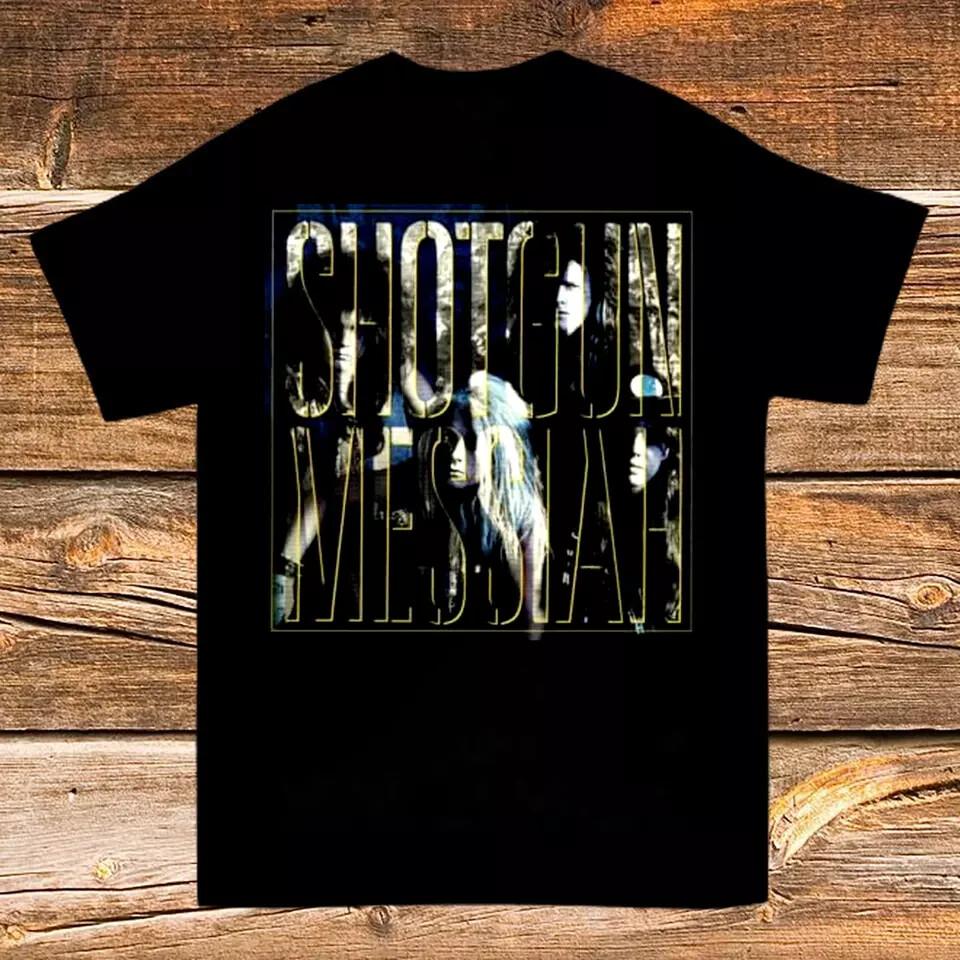 Inspiriertes Shotgun Messiah Kurzarm Schwarz S-2345XL Unisex T-Shirt Unisex T-Shirt