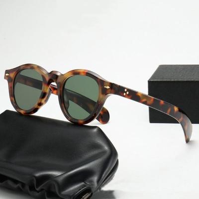 New Women Classics Rivets Style Retro Sun Glasses Men Round Sunglasses Uv400 Male Outdoor Sunshade Eyewear
