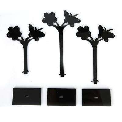 2 Sets Assembly Acrylic Earrings Jewelry Display Stand Organizer Storage Rack
