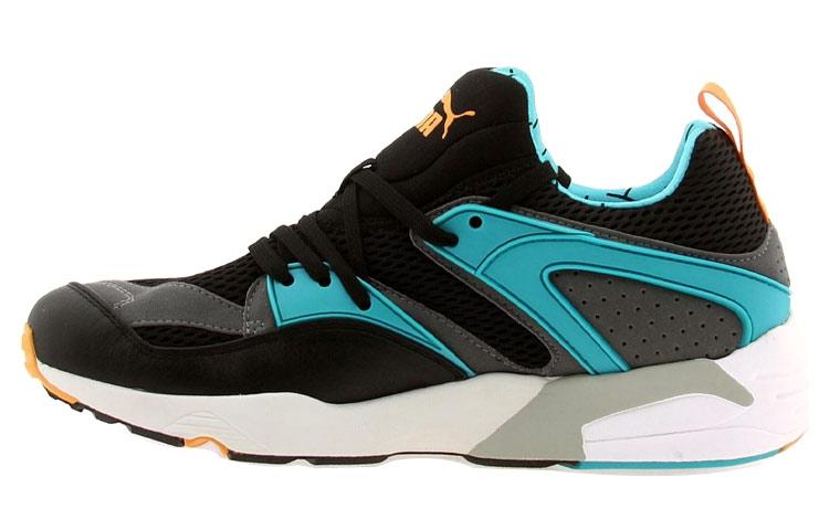 PUMA Blaze Of Glory Og 93 Low top Casual Shoes Men s Blue Black 357480-01 42.5