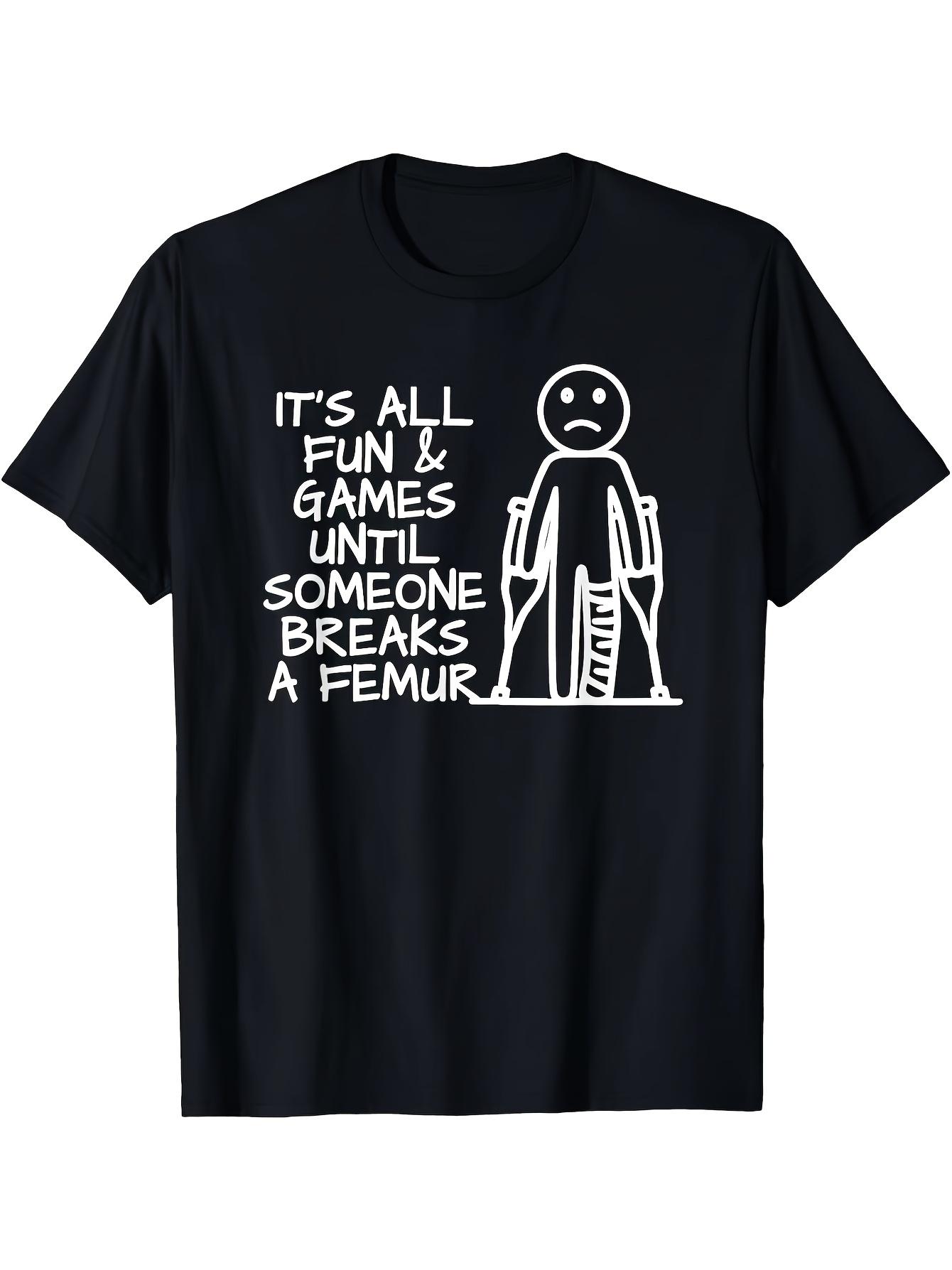T-Shirt y2k Medical Humor T Black/White XL