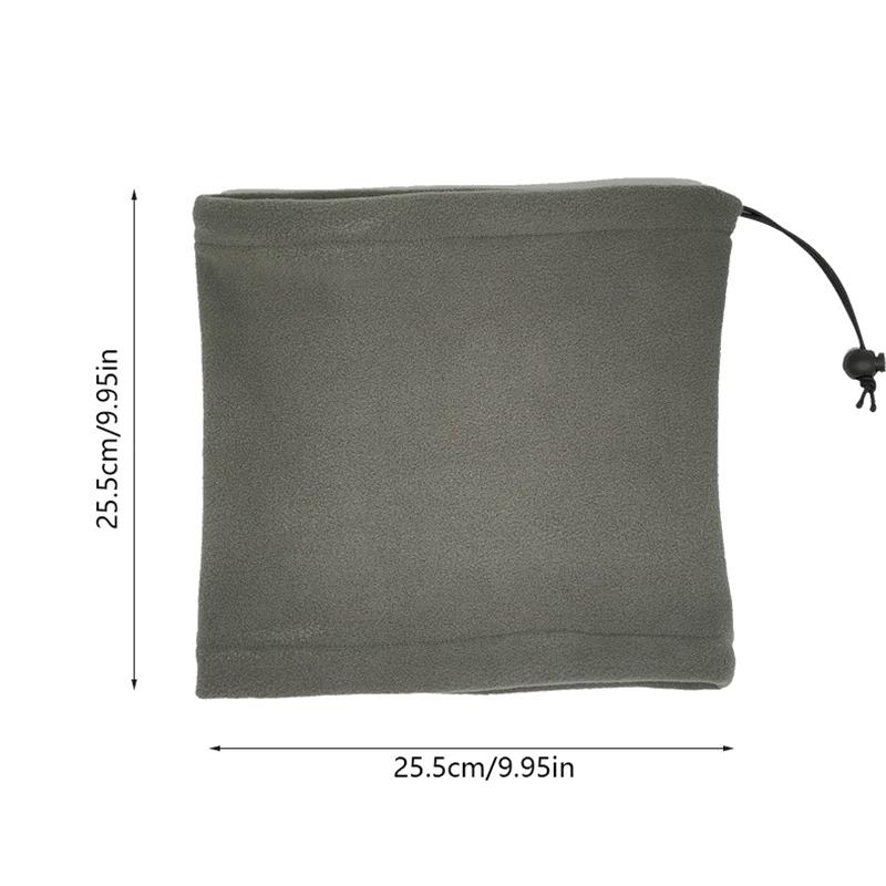 Winter Outdoor Sports Scarves Velvet Neck Gaiter Ski Tube Scarf Half Face Cover For Men Women Cold-Proof Collar Neckerchief