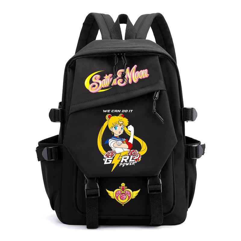 Sailor Moon Anime Backpack for Girls Tiny Student Rucksack for Elementary School Daily Use
