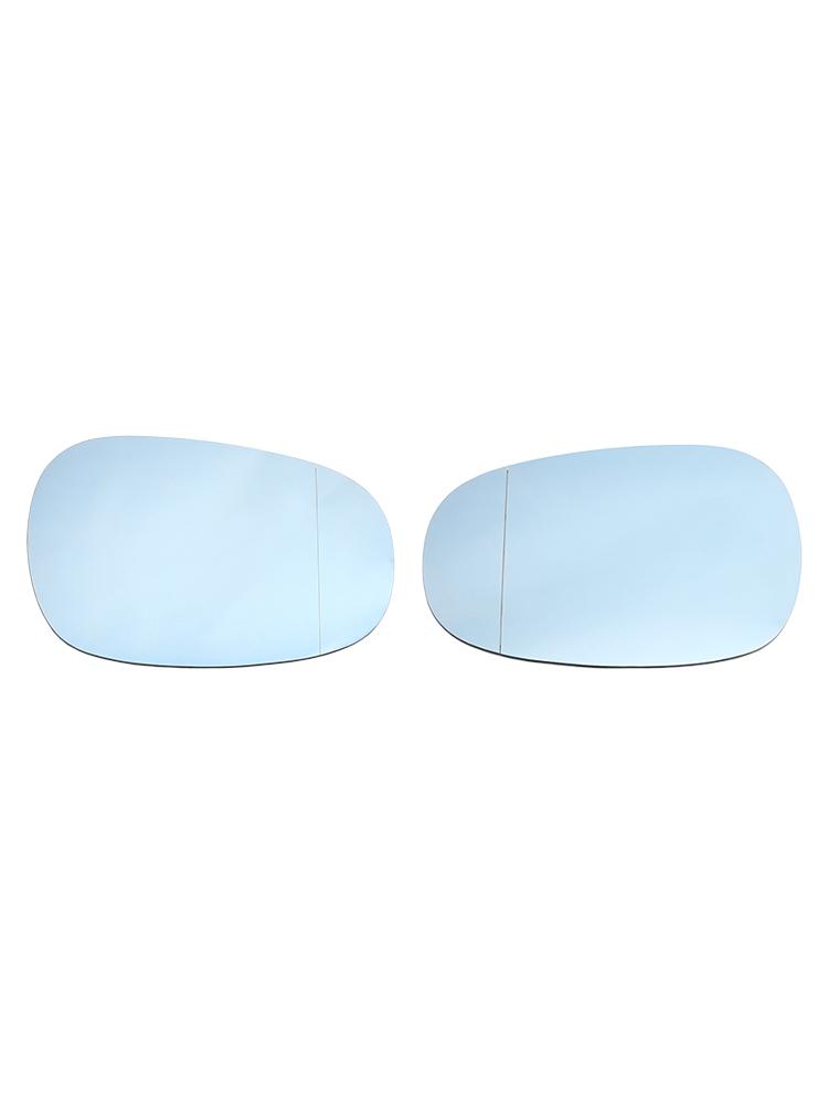2Pcs Wing Mirror Glass Blue Left & Right For BMW E81 E82 E87 E90 E91 E92