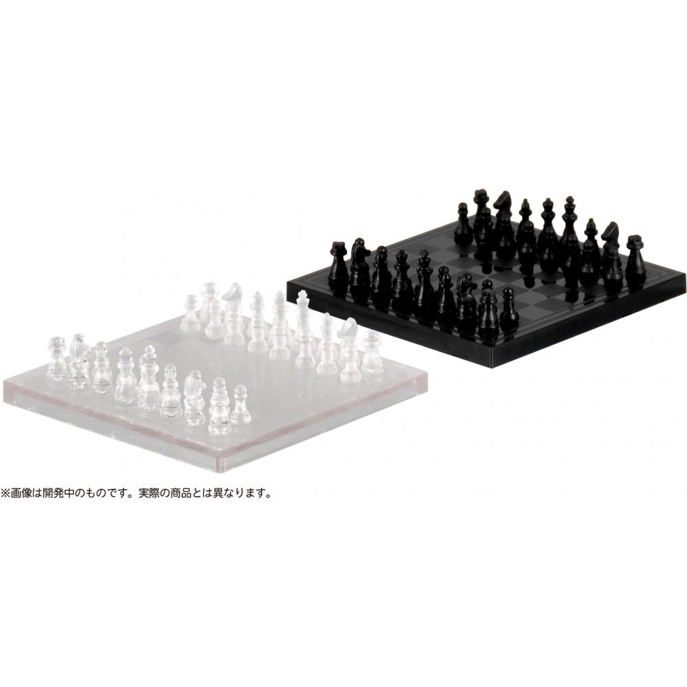 Puripura 1 12 Chess With Puripura Figures  Clear X Black 