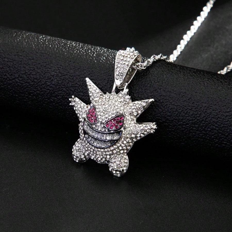 1pcs crystal pendant necklace,jewelry accessories gift,party decoration,street hip hop necklace,halloween gift