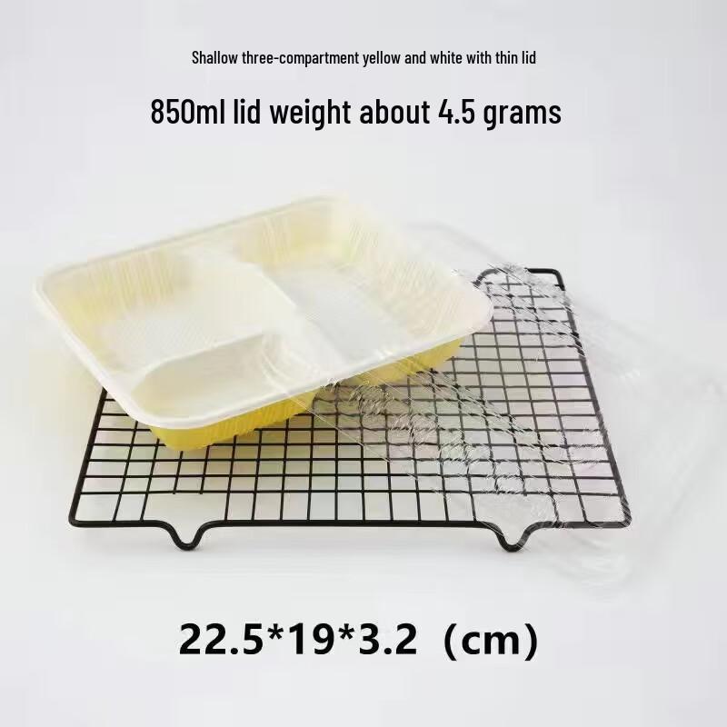 Disposable 3-Compartment Lunch Boxes