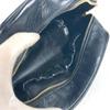 CHANEL vintage Bicolole Clutch Bag Makeup Pouch Cosmetics Pouch Leather Black