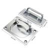 Multipurpose Spring Loaded Concealed Handle Silver Finish Convenient for Home Lift Door and Toolboxes Daily Use