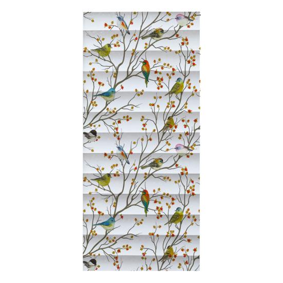 Window Privacy Film Static Glass Sticker with Creative Print Design High Transparency Soft Light Non-adhesive Window Cling Decor for Bathroom Bedroom J
