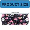 Women Nurse Headbands with Button Wide Headbands for Mask Non Slip Elastic Ear Protection Gift for Doctors Sweatband Hairband