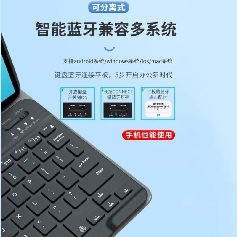 Tablet Case Tab A7 S8 S9 SMT500 T505 Tri-fold Leather Stand With Silicone Protection