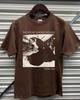 90er Jahre Samtshirt, The Velvet Underground Grafik Dunkelschokolade T-Shirt AR1221 Unisex T-Shirt