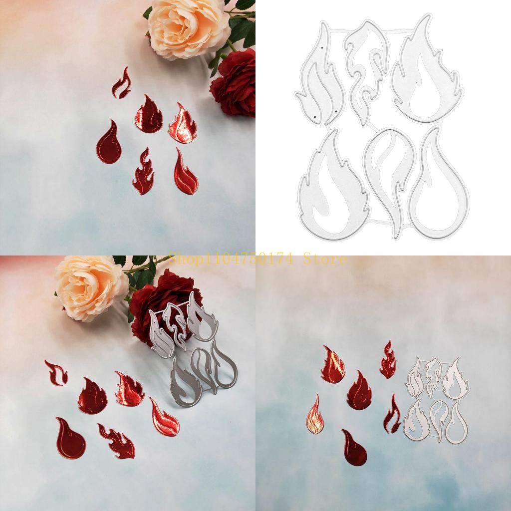

Carbon Steel Flame Suit Cutting Die Embossing Stencil Template Mold DIY Paper A top sale срібний