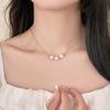 Elegant Triple Pearl Choker Necklace for Women - 2023 High-End Luxury Niche Design