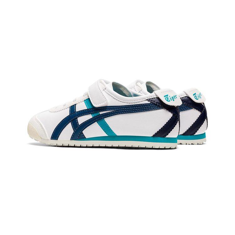 Onitsuka Tiger MEXICO 66 Slip Resistant Abrasion Resistant Low top Sports Casual Shoes White Cyan 1184A049-104