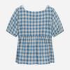 Thursday Island Women Check Peplum Blouse T264mbl946w