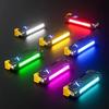 RGB LED Flashlight USB Rechargeable Color Changing Multi Mode Built in Battery Emergency Work Camping Outdoor Torch