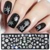 Snowflake Winter Nail Stamping Plate Image Paint Polish Stencil Nail Art  Template Stainless Steel