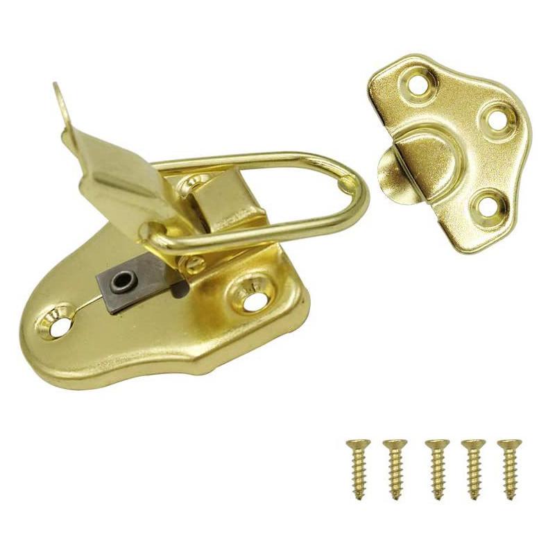 Iron Heavy Duty Trunk Toggle Catch Vintage Jewelry Chest Wooden Wine Box Gift Case Suitcase Hasp Latch Lock with Screw 69*40mm