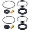 Enhon 2 Pack Washer Repair Kit Replacement for TA-9, Compatible with Symmons Temptrol Valve TA-10 Spindle Assembly, T-8 Cold Washer, T-7 Retainer,