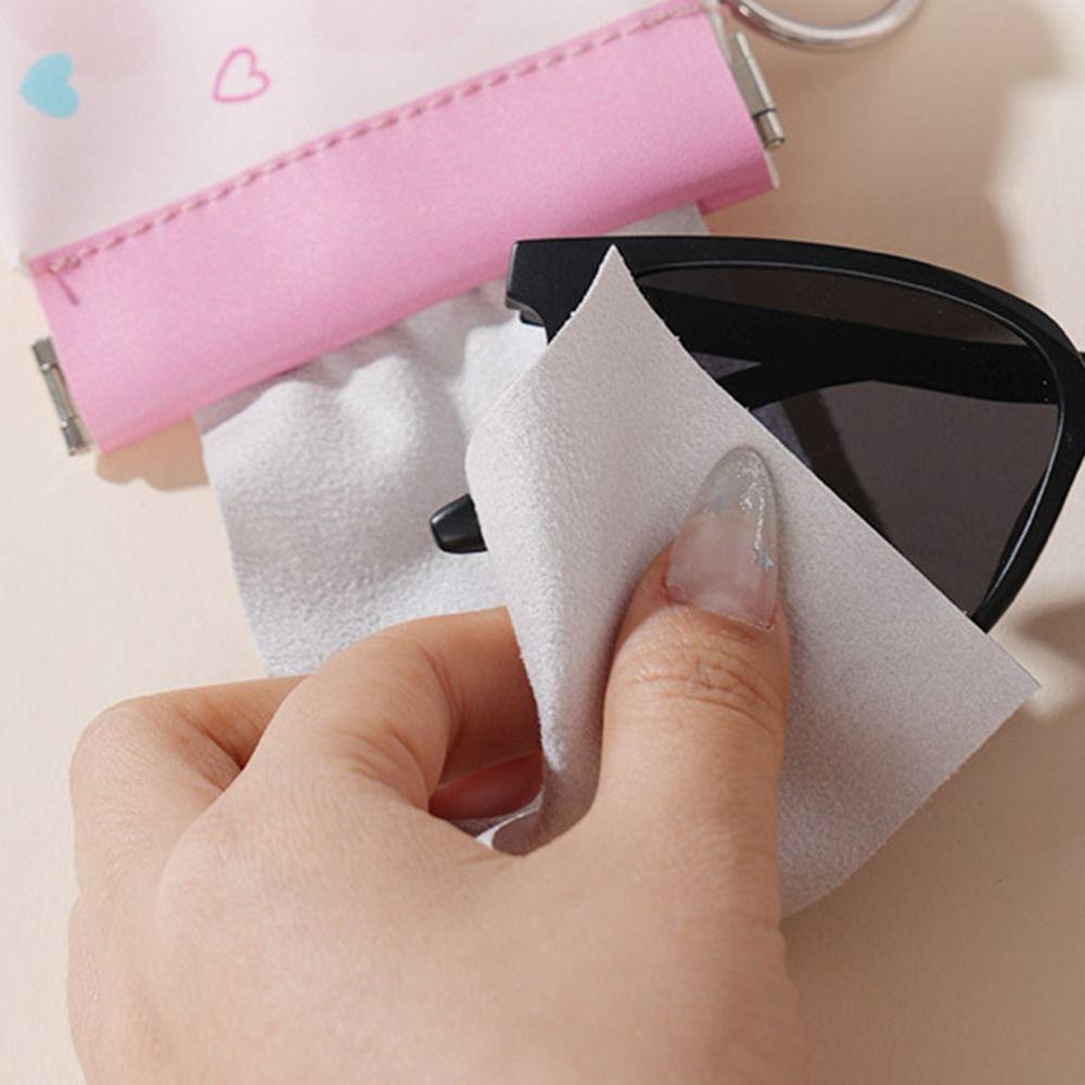 PU Leather Reading Glasses Bag Cartoon Eyewear Storage Bags Sun Glasses Pouch  Eyewear Accessories
