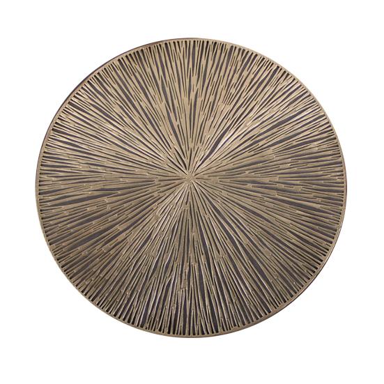 Round Hollow PVC Placemat Waterproof Heat-Resistant Table Mats Elegant Home Restaurant Dining Decor Scratch-Proof Dirt-Resistant Insulation Mat