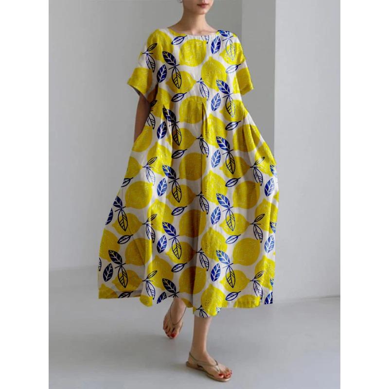 BITCED Fashion Summer Spring Short Sleeve O-Neck Casual Dresses