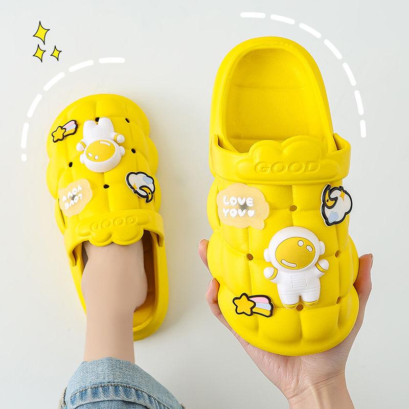 

Модные милые женские сандалии новинки 2024 года для дома мода для дома с платформой лето 2024 года шлепанцы тапочки женские облачные повседневные туфли 40-41 жёлтый