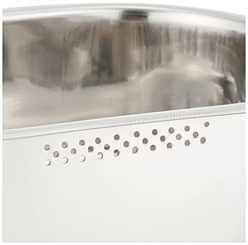 Pearl Metal Slim Oval Washtub, 34 x 23 cm, Stainless Steel, At Aqua, HB-4147, Silver