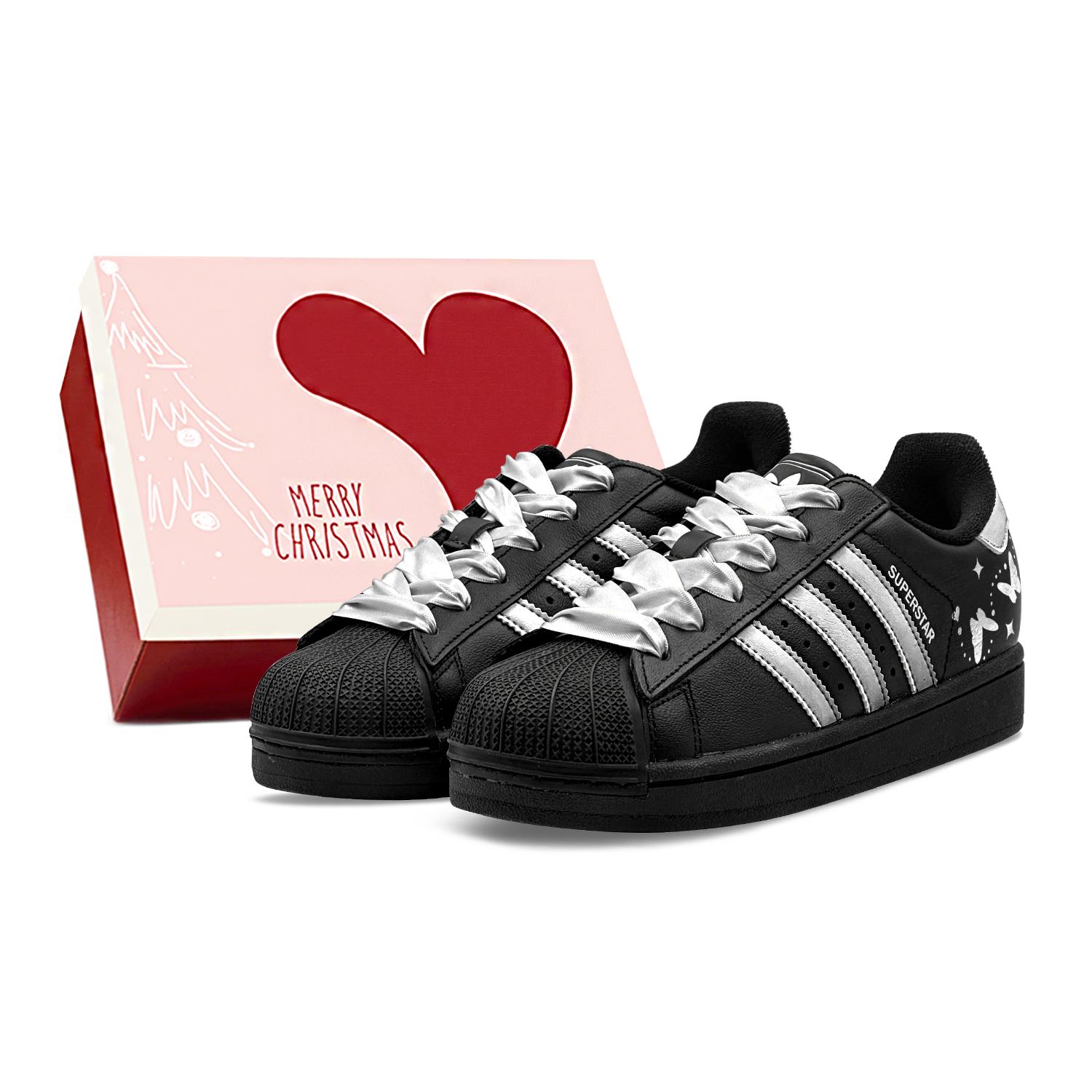 

Adidas Originals Superstar 2 Skateboard Shoes Unisex Low top White/Black JH9977(Team1655-S-BOX) 39⅓