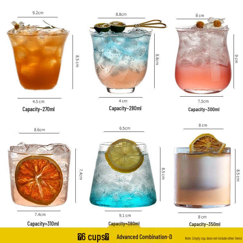 Bo Yiduo Glass Cocktail & Drinkware Set