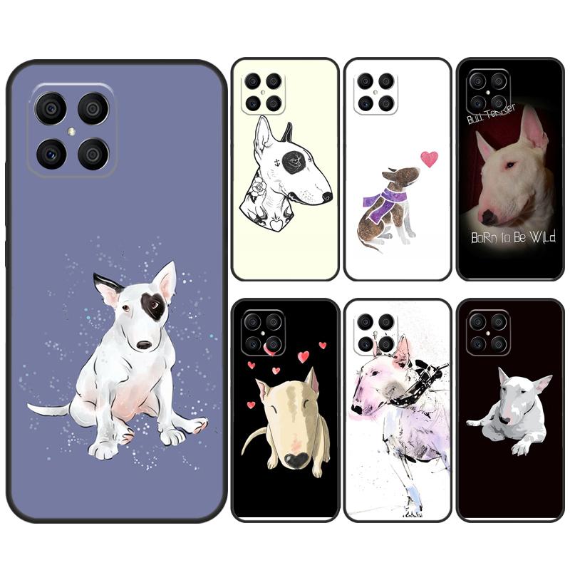 English Bull Terrier Dog For Honor Magic 6 Pro Magic 5 Lite 50 70 90 Lite X6 X7 X8 X9 X6a X7a X8a X9a X8b X9b Case