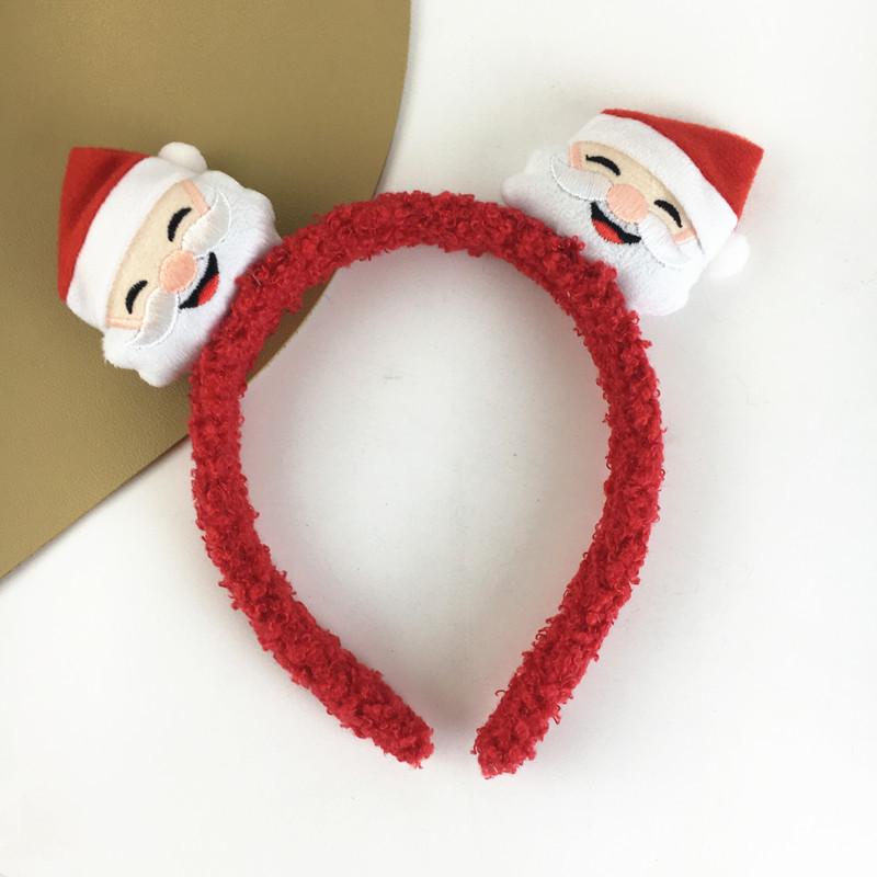 

Santa Claus Plush Headband: Christmas Dress-Up Hair Accessory for Kids & Adults